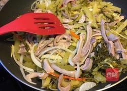 咸菜炒肚丝的做法图解5