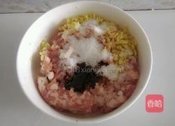 苜蓿猪肉饺子馅的做法图解2