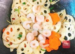 虾仁炒藕片的做法图解12