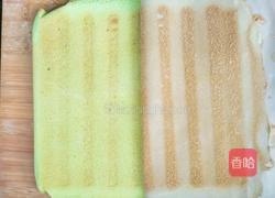 菠菜蛋糕果酱双拼的做法图解10