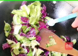 双色蚝油小炒的做法图解5