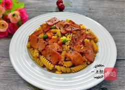 培根炒螺旋意面的做法图解8