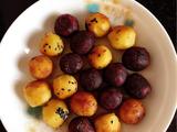 红薯紫薯丸子的做法[图]