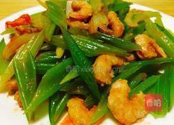虾仁炒芹菜的做法图解5