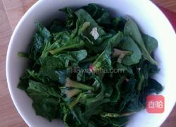菠菜烩麻什的做法图解1