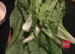 蒜蓉油麦菜的做法图解2