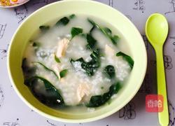 枸杞叶鸡丝粥的做法图解8