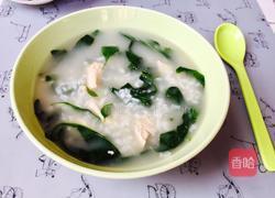 枸杞叶鸡丝粥的做法图解7