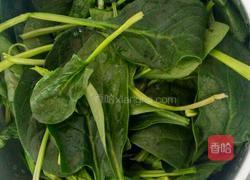 菠菜炒鸡蛋的做法图解1