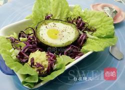 牛油果焗蛋的做法图解5