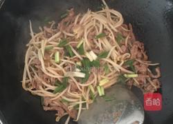 牛肉丝炒豆芽的做法图解6