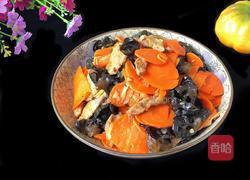 胡萝卜木耳炒肉的做法图解10