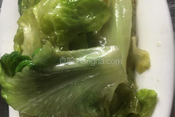 清炒生菜