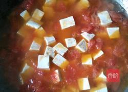 番茄豆腐虾皮汤的做法图解4