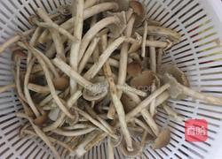 瘦肉炒茶树菇的做法图解1