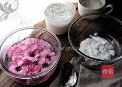 简单免打发的 桃花香草裸蛋糕的做法图解1