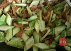 黄瓜炒肉片的做法图解10