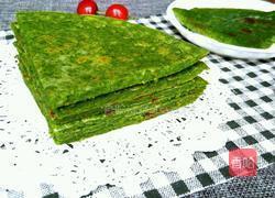菠菜煎饼的做法图解10