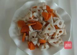 藕片炒肉丁的做法图解5