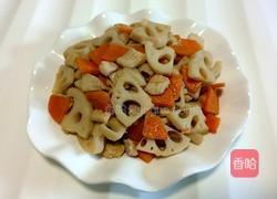 藕片炒肉丁的做法图解10