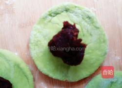 花朵豆沙包的做法图解4