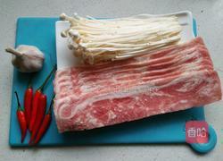 金针菇培根卷的做法图解2