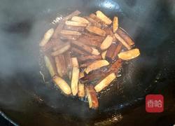 野芹菜炒香干的做法图解4