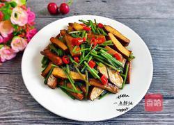 野芹菜炒香干的做法图解8