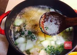 冬瓜汆香菜丸子汤的做法图解14