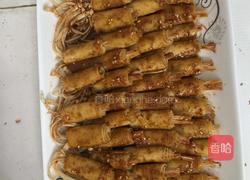 豆皮卷金针菇的做法图解7