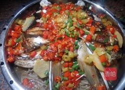 粉丝剁椒鱼头的做法图解7