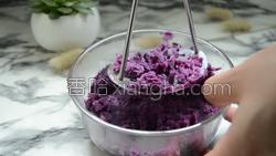 紫薯糯米抹茶酥的做法图解4