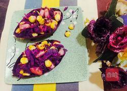 紫薯补丁沙拉的做法图解5