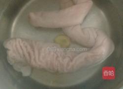 香辣酸菜炒肥肠的做法图解4