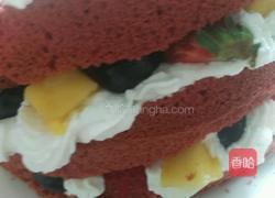 红丝绒裸蛋糕的做法图解12