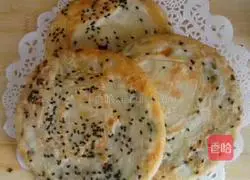 Illustration of how to make scallion pancakes 15