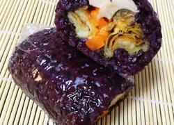 紫米粢饭团