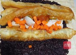 紫米粢饭团的做法图解6