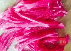 凉拌火龙果皮的做法图解3