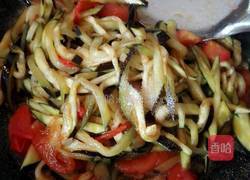 西红柿炒茄丝的做法图解6