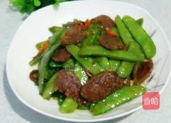 川肠烩荷兰豆的做法图解13