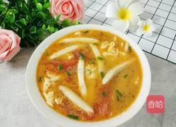 番茄鸡蛋面疙瘩的做法图解1