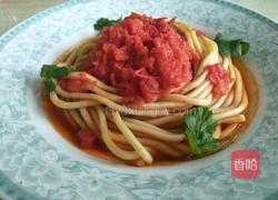 茄汁浇面的做法图解5