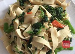 荆芥炒千张的做法图解4