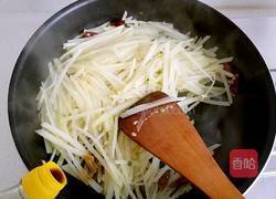 酸辣土豆丝的做法图解9