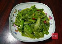 炒芋苗的做法图解5