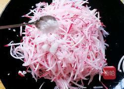 凉拌萝卜丝儿的做法图解4