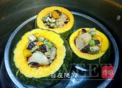 鸡肉南瓜盅的做法图解4