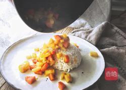 减肥福利 快手无油 素咖喱饭的做法图解14