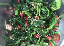 老醋菠菜花生米的做法图解5